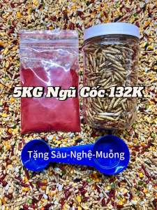 Ngũ Cốc Gà L2 có Sâu-Nghệ-Muỗng 5KG 132K