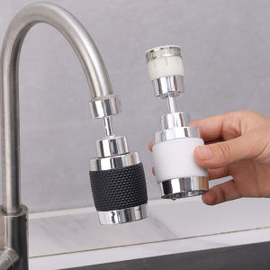 【On Sale】Faucet Swivel Flexible 360° Rotaiton Sprayer Black Single Cold Kitchen Sink Faucet