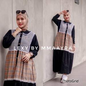 Mmaayra- LEXY By Mmaayra- dress gamis premium kekinian