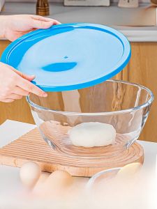 Bát Thủy Tinh Chịu Nhiệt Có Nắp Đậy Để Sử Dụng Nhà Bếp Lý Tưởng Để Trộn Men Trong Lò Vi Sóng An Toàn Bát Súp Hoàn Hảo Để Nấu Ăn Tại Nhà