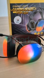 Awei GM-11 Gaming Headset Wired Headset RGB Gaming Earphone 2M Length Awei Headset Awei GM11 Gaming Headphone