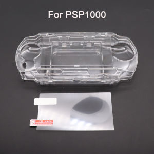 1set For PSP1000 2000 3000 Transparent Cover Case Snap-in Crystal Protector Case Protective Shell With Screen Protector Film