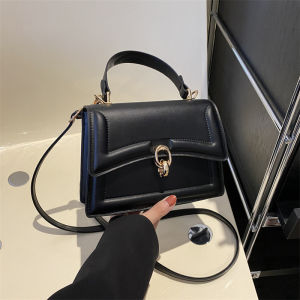 New 2024 Womens Crossbody Bag Luxury Brand Birthday Gift Soft Leather Fashionable Urban Minimalist Style Small Square Bag
