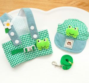 ชุดเชือกลากสายรัดหน้าอกสำหรับสัตว์เลี้ยงสำหรับผลิตภัณฑ์สวมใส่กลางแจ้งอุปกรณ์หมวกบังแดดอ่างอาบน้ำแมวและสุนัขสินค้าใหม่