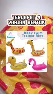 Dovana Pelampung Renang Balon Duduk Anak Balita Inflatable Swimming Ring Safety Baby Boat Float
