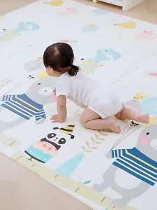 Baby Play Mat Crawling Mat XPE Foldable Thick Foam Odorless Kids Activity Playroom Floor Mat