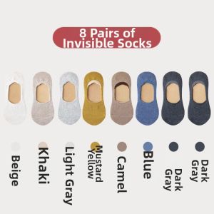 TULANDUO | Breathable Anti-slip Invisible Short Socks