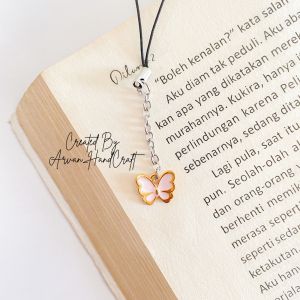 Strap Phone Kupu - Kupu Pink