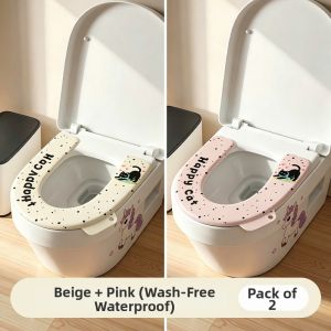 CHEORLIAN | Antibacterial Easy-to-Clean Waterproof EVA U-shaped Toilet Seat Cover Summer