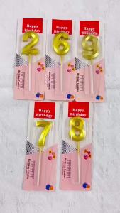 Blue Opera House Candles Number Creative Birthday Cake Cartoon Characters Holiday Decorations Cake Party Digital Candles
