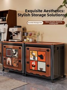 CDIN | Easy-assembly Large-capacity Flip-top Storage Cabinet
