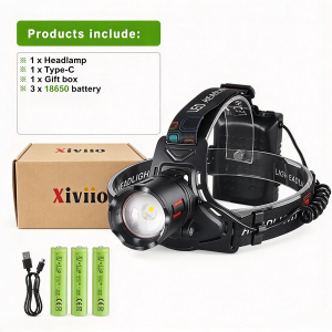 990000000LM Super Bright LED Headlamp Rechargeable Lamp Long Range 4500M Head Flashlight Outdoor Fishing Lantern LED Work Light