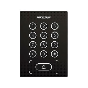 K1T810M RFID Reader Access Control Keypad Door Station Keypad Wiegand 27/35 Ouput 13.56Mhz M1 CPU Card For Hikvision