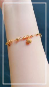 Gelang Xuping Berkilau Bola Kristal Setengah Fashion Wanita