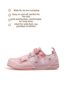 THEMULE | Ugly-chic Wide-foot Genuine Leather Hook-and-loop Flat Casual Shoes