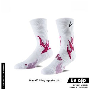 Tất Bóng Rổ Cao Cổ pro Vải Nỉ Lớp Lót Khăn Chống Trượt Cao Đến Mắt Cá Chân Dây Thun Chống Mài Mòn Tất Thể Thao Nam