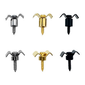 1 คู่ String ต้นไม้/ตัวยึดกีตาร์ไฟฟ้าทอง/สีดํา/Chrome พร้อมสกรูท่องเที่ยว Fit Telecaster กีตาร์ไฟฟ้าอุปกรณ์เสริม