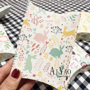 Floral Pillow Gift Box Candy Packaging Childrens Sweet Treats Box Wedding Celebration Supplies Sugar Box Accessories