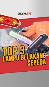 Lampu Sepeda Depan Belakang Tahan Air Waterproof LED Rechargeable Bicycle Lamp Light