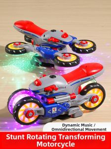 Transforming Rotating Educational Toy Car 1-6 Years
