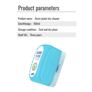 [Waterless Easy Remove Stubborn Stain Oil Spots] Down Coat Dry Cleaner Foaming Degreasing Clothing Cleaning/多功能免水洗羽绒服清洁刷/Water-Free Quick-Drying Universal Multi-Functional No Hurt Cleaning Brush