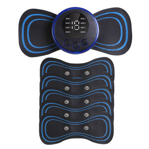 Miếng Dán Massage Cổ Điện EMS 19 Cấp Độ Kích Thích Cơ Dạng Gel Di Động Giúp Thư Giãn Cổ Và Giảm Mệt Mỏi