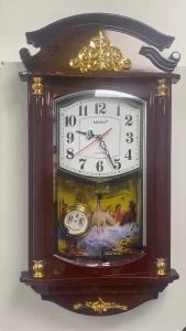 ĐỒNG HỒ TREO TƯỜNG QUẢ LẮC F25 BẢO HÀNH 2 NĂM - KÈM PIN