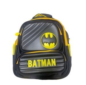 14 Inches School Backpack for Kids Boys with 3 Compartments and Side Pockets for Grade Schoolers Elementary Cartoon