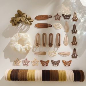 Korean Claw Hair Clip & Plush Hair Tie Set: A Comprehensive Guide