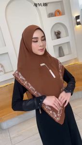 Hijab instan Davina by Ayyuby (Bahan ceruty babydol premium)