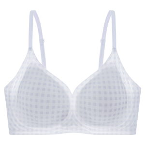 MiiOW | Cool Sensation Invisible Back Bra Thin Strap Seamless Comfortable Breathable Nylon V-Neck Underwear For Young Women