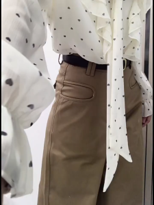 S~6XL Womens New Style High-Waisted Loose-Fit Flattering Drapey Wide-Leg Pants