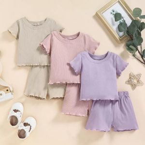 AQILA - Set Anak Leony / Setelan Anak Perempuan Ruffle Kriwil RIB