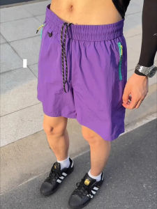 Quần Short Thể Thao Nam Nhanh Khô Màu Tím Mùa Hè Chạy Bộ Ngoài Trời Tập Luyện Quần Năm Điểm Quần Đi Biển Thoáng Khí