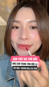 Son Tint Bóng Siêu Lì Căng Mọng Môi Hàn Quốc Gloss/Water Tint Vic Mỹ Phẩm Son Môi Women Nữ Trang Điểm Cosmetic