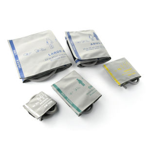 6 Size of Blood Pressure Cuff Nibp Cuffs Gray Imitation Leather Cuff Reusable Blood Pressure Cuffs Nibp Cuff Single Tube for Min*dr*ay Mec1000 Patient Monitor
