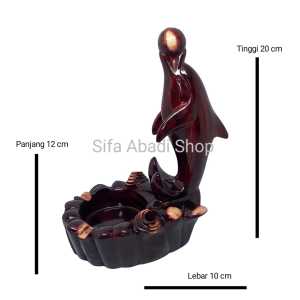 Asbak Murah Unik Aesthetic Motif Ikan Lumba Lumba