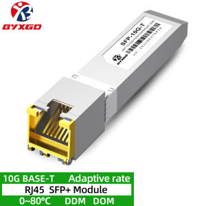 RJ45 SFP Module Adaptive rate Plug and play 10GBASE-T SFP+ For Cisco/Ubiquiti/Dell 1G/10G Copper SFP For Switch/Router/Server