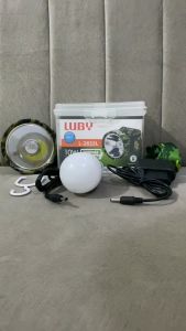 Luby Senter Kepala L-2833K 10Watt CAHAYA KUNING Bola Lampu Super LED DC 3W Rechargeable Tahan 29 Jam