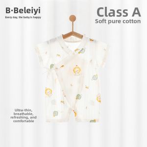 BEILEYI | Short Sleeve Newborn Summer Thin Cotton Onesie
