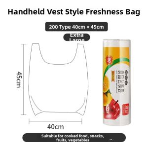Thickened Disposal Food Bag Microwave-Safe Storage Bags