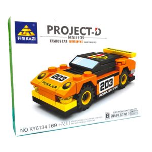 Mainan Anak Project-D Famous Car 8 Varian Collection Series Toys Block Brick DIY