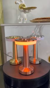 AKIA Lampu Hias Aesthetic Lampu Meja Lampu Baca Lampu Tidur Lampu Sensor Lampu Kamar LED Baterai Usb