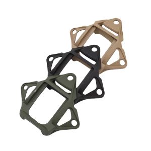 Tactics WILCOX Fast Helmet NVG Mount Shroud With 3-Hole For Aluminum Alloy Night Vision Scope Mount Base Adapter