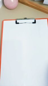 PP Long Clipboard 235x355mm - Thickened for School and Office Supplies