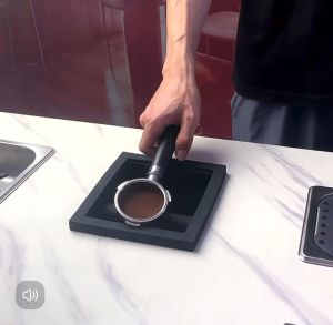 Simple Style Stainless Steel Built-in Coffee Grounds Bucket Knock Box Mute Bottomless Knocking Residue Box Durable And Sturdy Easy To Clean