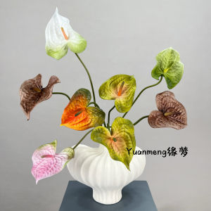 Huệ Đỏ 3D Tương Tác Với Da PU Hoa Giả Trang Trí Nhà Đám Cưới Hoa Huệ Nhỏ Hoa Sen Quà Tặng Trang Trí Nhà