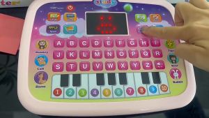 Tatajoy Mainan Tablet Edukasi Anak Tablet Piano Anak Mainan Tablet Belajar Huruf Laptop Mainan Edukasi Anak Mainan Anak Perempuan Hadiah Ultah Anak