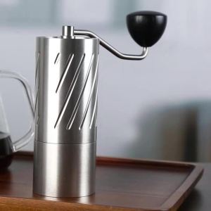 NEW High Quality Portable 420 Stainless Steel 7-Star Conical Burr Manual Hand Coffee Grinder