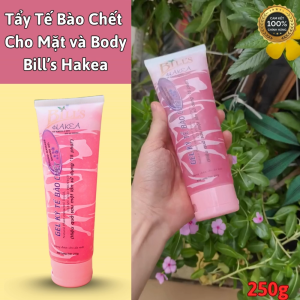 Tẩy Tế Bào Chết Cho Mặt và Body Gel Bill’s Hakea - 250g  Dạng gel Làm Trắng DaMát Và Mịn Da  Chống Lão Hóa Da.